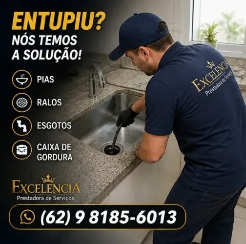 Desentupidora de pia
