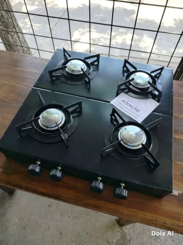 Fogão Industrial 4 Bocas para Marmitaria e Restaurante