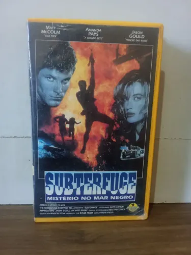 Vhs filme Subterfuge mistério no mar negro (legendado)