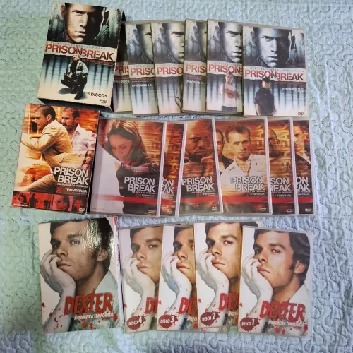 Prison Break e Dexter em DVD = 55 reais (ler descrição)