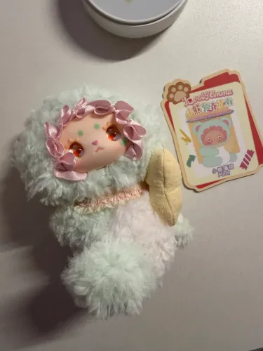 Lovely Emma - Little Bear Adoption Guide (Mint) | Pelúcia Blind Box
