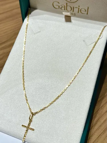 Cordão de ouro Cartier de máquina 5.62g ( LOJA FÍSICA)