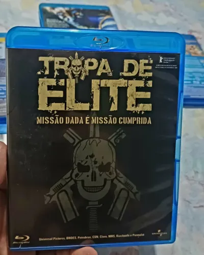 DVD Bluray Tropa de Elite 1 e 2