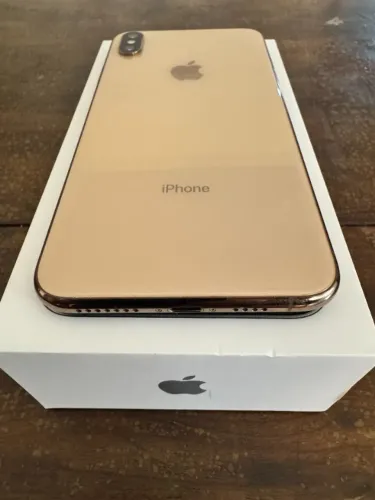 Phone XS MAX GOLD 256GB - Impecável - Nunca aberto - Caixa e Acessórios Originais