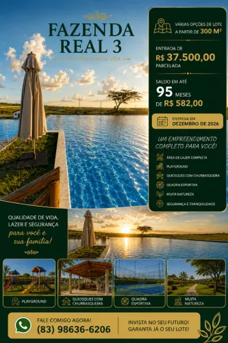 fazenda real 3 - sinal parcelado