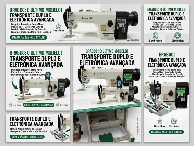 Máquina industrial transporte duplo