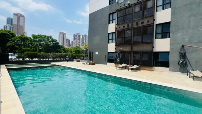 Condomínio e edifício MaxHaus localizado na Rua Anália Franco, n.º 30, São Paulo-SP.
