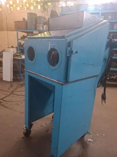 Cabine de jateamento industrial 