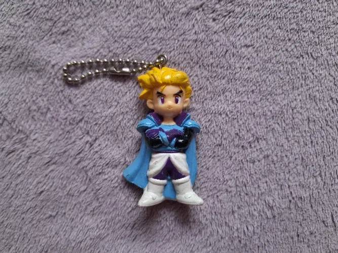 Miniatura Final Fantasy VI do personagem Edgar Roni Figaro, original, Squaresoft, Bandai