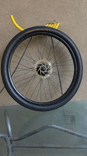 Roda Aro 29 com Pneu Levorin e Disco de Freio - Pronta para Uso