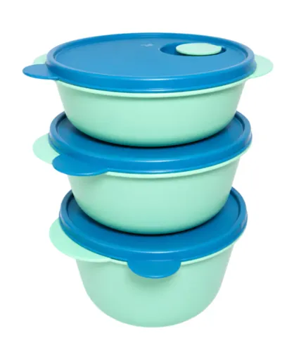 Kit de Potes Novos Crystal Wave Menta 