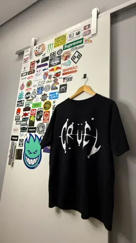 Cruel Evil Boxy Tee Preta