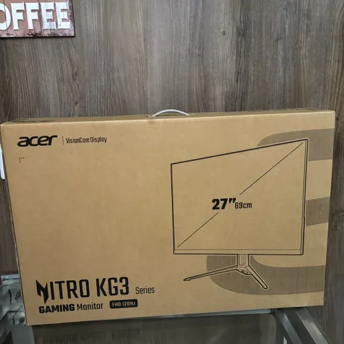 Monitor Gamer Acer Nitro KG273 G0BI LED IPS de 27? Resolução Full HD 120Hz
