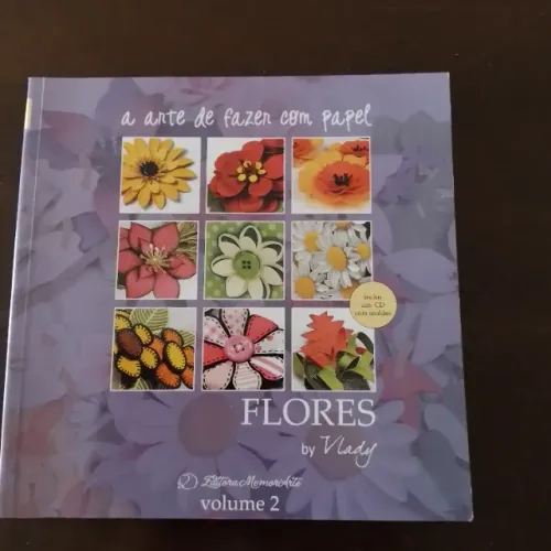 Scrapbook Flores artesanato em Papel