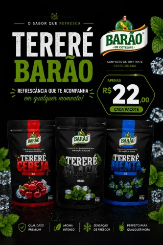 Erva Mate Tereré Barão 500g