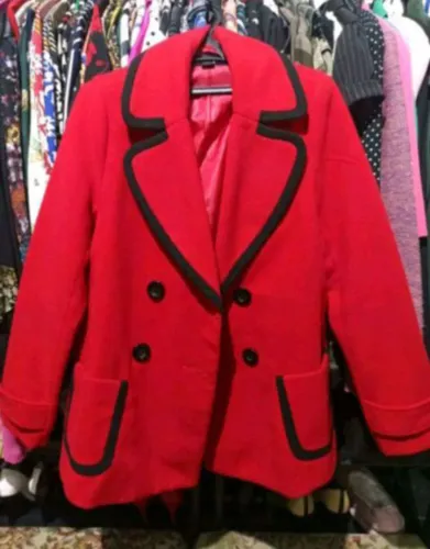 Casaco luxo vermelho