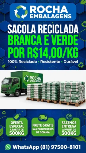 Sacolas recicláveis 