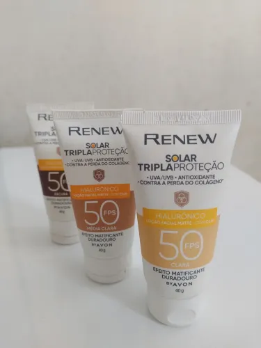 Renew Solar Tripla Proteção FPS 50 (40 g) - Nova e Lacrada