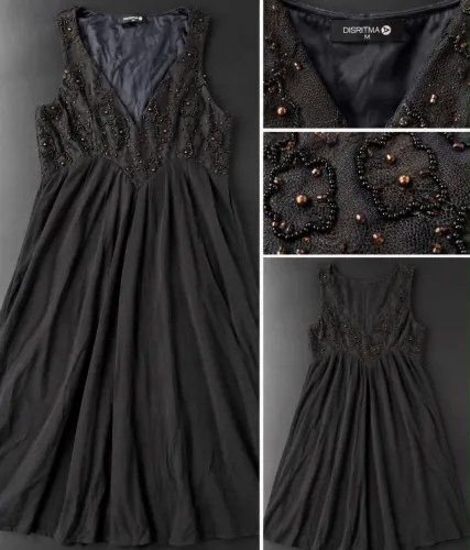 Vestido disritmia modelo Chanel