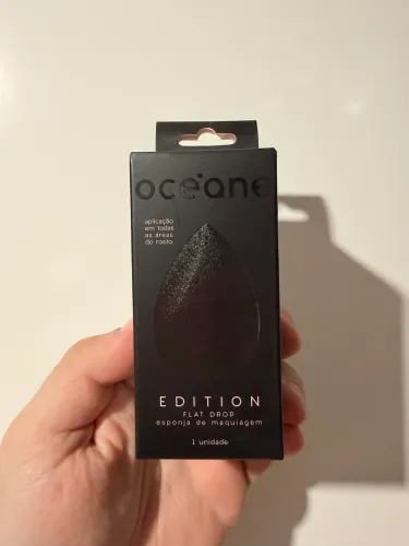 esponja de maquiagem oceane flat drop