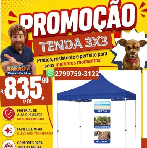 TENDA DE AÇO REFORÇADA