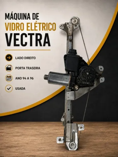 maquina de vidro eletrica usada traseira lado direito vectra 94 a 97