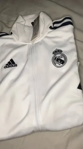tracksuit real madrid adidas branca m