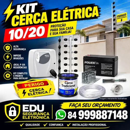 Cerca Elétrica 10x20 R$750