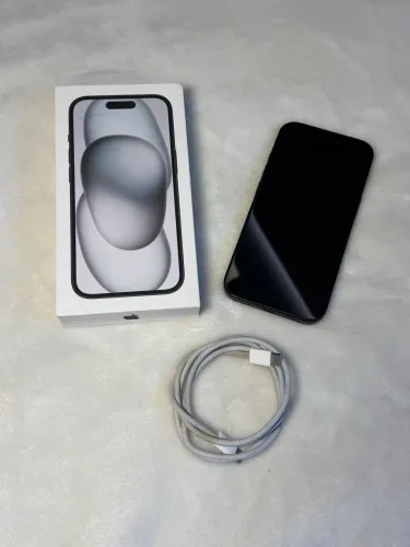 iPhone 15 Apple 256GB Preto | Completo na Caixa + Carregador Original