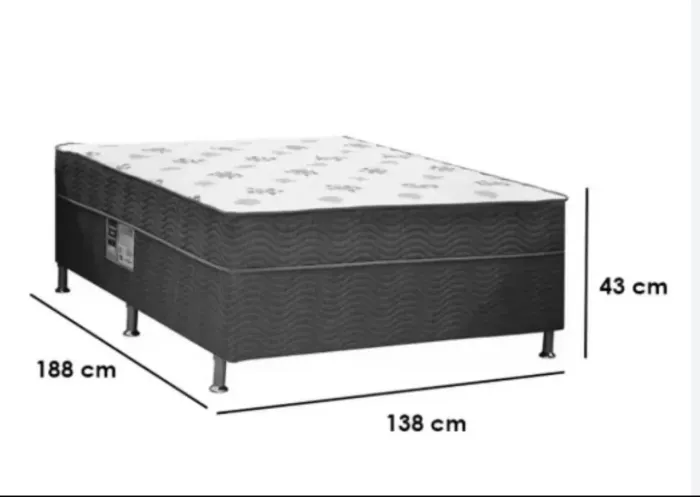 Vendo cama de casal ortobom