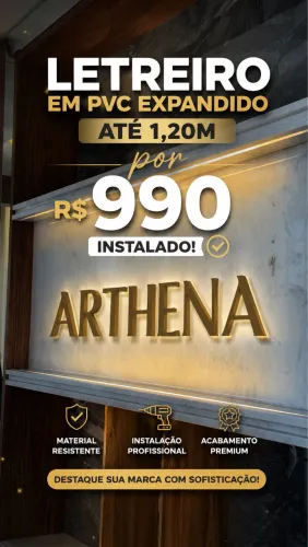 Letreiros para fachada, recepção, clinica, salão 