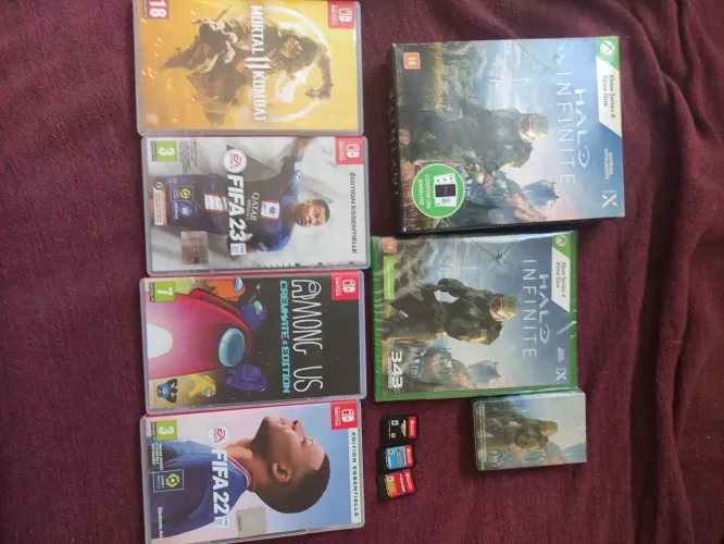 Jogos Nintendo switch e xbox