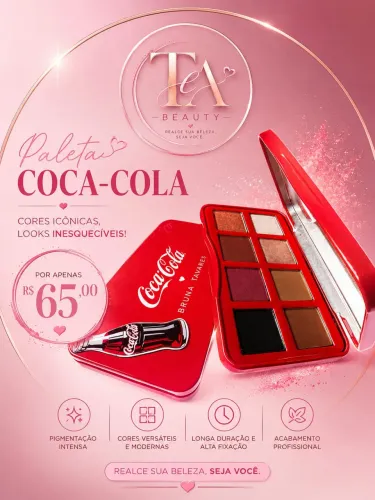 Paleta de maquiagem Bruna Tavares