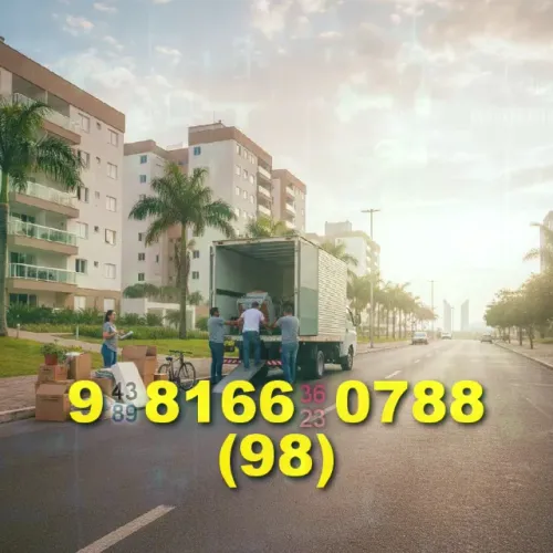 frete caminhão baú com qualidade em Parque Shalon e Quintas do Calhau!