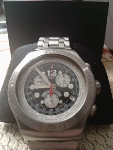  swatch original aço 3 cronometros  So Vendo Em Belém do Pará
