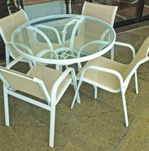 Conjunto para piscina ou varanda e etc..