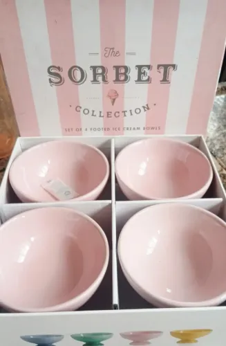 Jogo Taças Rosas Sorbet Le Creuset