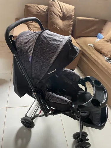 Carrinho de bebê cosco+bebê conforto+ cadeira de descanso