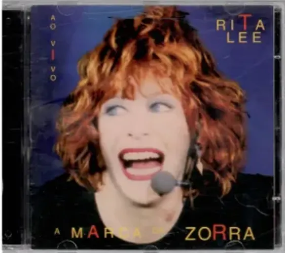 CD Musical - Rita Lee - A marca da zorra - Ano 1995 - Em Excelente estado