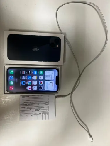 Iphone 13 256GB Midnight Impecável Na caixa - Bateria com 84%