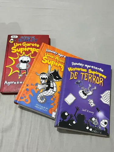 Coleção Supimpa - Diário De Rowley De 1 A 3 - Capa Dura