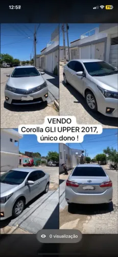 Toyota Corolla GLI Upper 1.8 Flex 16V Aut. 2017
