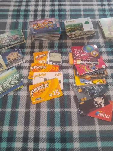 Cartões telefônico diversos 