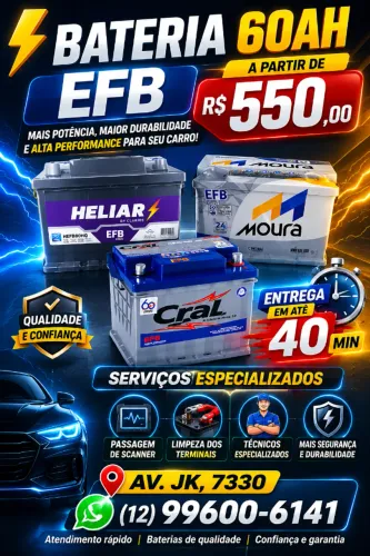 Baterias 60ah EFB 