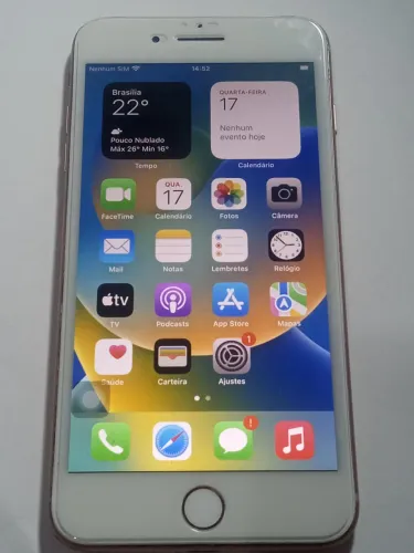 iPhone 8 plus Rose de 256GB bem conservado