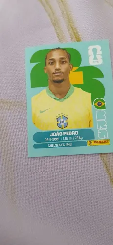 Figurinha do João Pedro copa do mundo 2026 oportunidade 