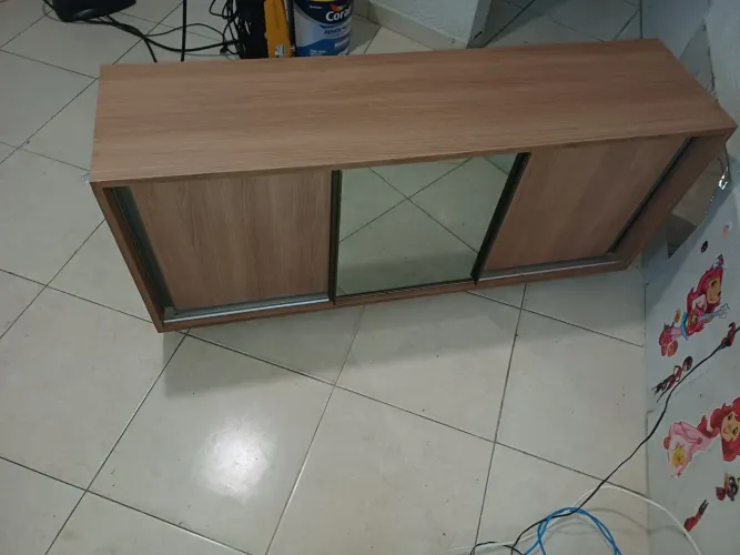 Rack para TV em MDF 18 mm Amadeirado.