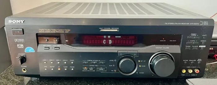 Receiver AV SONY STR-DE945 - Phono - 110w/canal - Revisado - Funcionando 100%