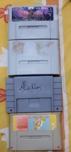 Carcaças fitas vídeo game