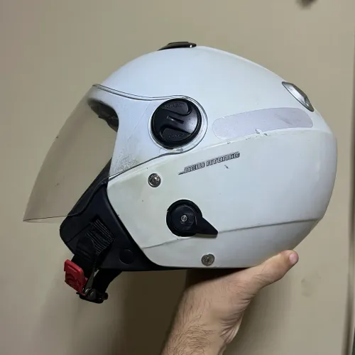 Capacete Branco para Moto